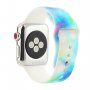 Silikónový remienok s batikovaným vzorom pre Apple Watch 42mm / 41mm / 40mm / 38mm - farebný