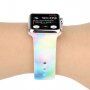 Silikónový remienok s batikovaným vzorom pre Apple Watch 42mm / 41mm / 40mm / 38mm - farebný
