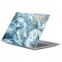 ENKAY matný kryt pre MacBook Pro 16" (A2141) - modrý mramor