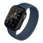 Matné ochranné puzdro s tvrdeným sklom pre Apple Watch 41 mm - čierne