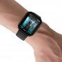 Matné ochranné puzdro s tvrdeným sklom pre Apple Watch 41 mm - olivové