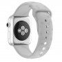 Silikónový remienok so vzorom labiek pre Apple Watch Ultra 49mm / 46mm / 45mm / 44mm / 42mm - sivý