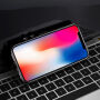 Štýlový kryt v dizajne retro fotoaparátu pre Apple iPhone XS / iPhone X – čierny