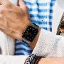 Elegantný remienok z nehrdzavejúcej ocele pre Apple Watch Ultra 49mm / 46mm / 45mm / 44mm / 42mm - čierny