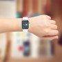Pokovené ochranné puzdro pre Apple Watch 41 mm - strieborné