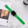 Transparentný silikónový remienok pre Apple Watch 41 mm / 40 mm / 38 mm - zelený