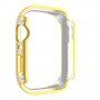 Puzdro osadené kamienky s tvrdeným sklom pre Apple Watch 41 mm - zlaté