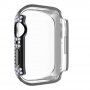 Puzdro osadené kamienky s tvrdeným sklom pre Apple Watch 45 mm - čierne