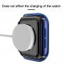 Transparentné puzdro s tvrdeným sklom pre Apple Watch 40 mm - modré