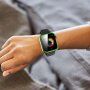 Transparentné puzdro s tvrdeným sklom pre Apple Watch 40 mm - neónovo zelené