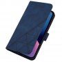 Flipové puzdro s popruhom v štýle crossbody pre iPhone 13 Pro - modré