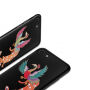 Luxusný ochranný kryt pre Apple iPhone SE (2020/2022) / 8 / 7 s výšivkou – páv