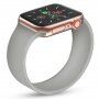 Navliekací silikónový remienok pre Apple Watch 42mm / 41mm / 40mm / 38mm - L - sivý