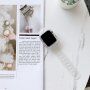 Puzdro s transparentným remienkom pre Apple Watch 45mm / 44mm / 42mm - číre