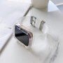 Puzdro s transparentným remienkom pre Apple Watch 45mm / 44mm / 42mm - číre