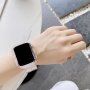 Puzdro s transparentným remienkom pre Apple Watch 45mm / 44mm / 42mm - oranžové