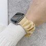 Elastický remienok v štýle gumičky pre Apple Watch Ultra 49mm / 46mm / 45mm / 44mm / 42mm - béžový