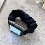 Elastický remienok v štýle gumičky pre Apple Watch 42mm / 41mm / 40mm / 38mm - čierny