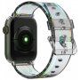 Transparentný meňavý remienok pre Apple Watch 41 mm / 40 mm / 38 mm - sivý