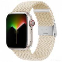 Nylonový remienok pre Apple Watch Ultra 49mm / 46mm / 45mm / 44mm / 42mm - béžový