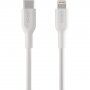 Belkin Playa odolný kábel MFi Lightning / USB-C pre iPhone / iPad – 1 m - biely