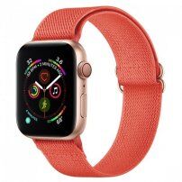 Nylonový remienok s posuvnou prackou pre Apple Watch Ultra 49mm / 46mm / 45mm / 44mm / 42mm - oranžový