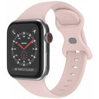 Silikónový remienok s motýlikovou prackou pre Apple Watch Ultra 49mm / 46mm / 45mm / 44mm / 42mm - staroružový