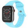 Silikónový remienok s motýlikovou prackou pre Apple Watch Ultra 49mm / 46mm / 45mm / 44mm / 42mm - modrý
