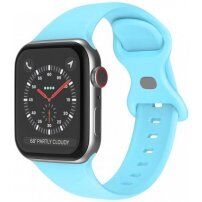 Silikónový remienok s motýlikovou prackou pre Apple Watch Ultra 49mm / 46mm / 45mm / 44mm / 42mm - modrý