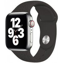 Silikónový remienok s leopardím vzorom pre Apple Watch 42mm / 41mm / 40mm / 38mm - sivo-hnedý