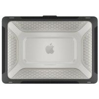 Nárazuvzdorný kryt s vyklápacími nožičkami pre MacBook Pro 13" (A2251 / A2289 / A2338) - čierny