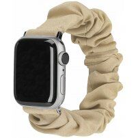 Elastický remienok v štýle gumičky pre Apple Watch Ultra 49mm / 46mm / 45mm / 44mm / 42mm - béžový