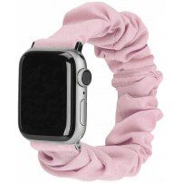 Elastický remienok v štýle gumičky pre Apple Watch Ultra 49mm / 46mm / 45mm / 44mm / 42mm - ružový