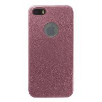 Trblietavý kryt pre iPhone 5 / 5S / SE (2016) - ružový