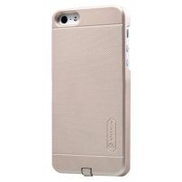 NILLKIN 2v1 magický kryt/obal na Qi bezdrôtové nabíjanie iPhone 5 / 5S / SE (2016) – zlatý