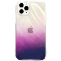 Ochranný meňavý kryt pre iPhone 11 Pro - ružovo-fialový