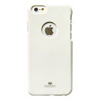 MERCURY GOOSPERY ochranný trblietavý kryt pre Apple iPhone 6 / 6S – biely