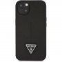 Guess Saffiano Triangle kryt pre iPhone 13 - čierny