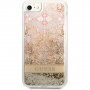 Guess Liquid Glitter Paisley kryt pre iPhone 7 / 8 / SE (2020/2022) - zlatý