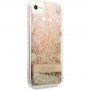 Guess Liquid Glitter Paisley kryt pre iPhone 7 / 8 / SE (2020/2022) - zlatý