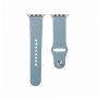 Kožený remienok s kolíčkovým zapínaním pre Apple Watch Ultra 49mm / 46mm / 45mm / 44mm / 42mm - modrý