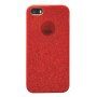 Trblietavý kryt pre iPhone 5 / 5S / SE (2016) - červený