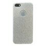 Trblietavý kryt pre iPhone 5 / 5S / SE (2016) - strieborný