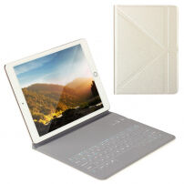 Puzdro s ultratenkou klávesnicou pre Apple iPad Air/Air 2/iPad 9,7" (2017/2018) – biele