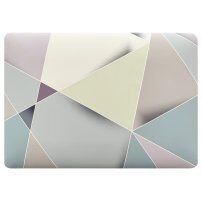 Matný kryt pre MacBook Pro 15" (A1707 / A1990) - geometrická abstrakcia