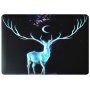 Matný kryt pre MacBook Pro 15" (A1398) - modrý jeleň