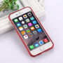 MERCURY GOOSPERY ochranný trblietavý kryt pre Apple iPhone 6 / 6S – červený