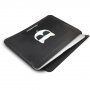 Karl Lagerfeld Choupette Head Embossed obálka pre MacBook do 16" - čierna