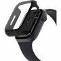 Belkin Screenforce TemperedCurve 2v1 puzdro s tvrdeným sklom pre Apple Watch 45 mm - čierne