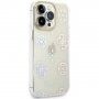 Guess Peony Glitter kryt pre iPhone 14 Pro Max - biely
